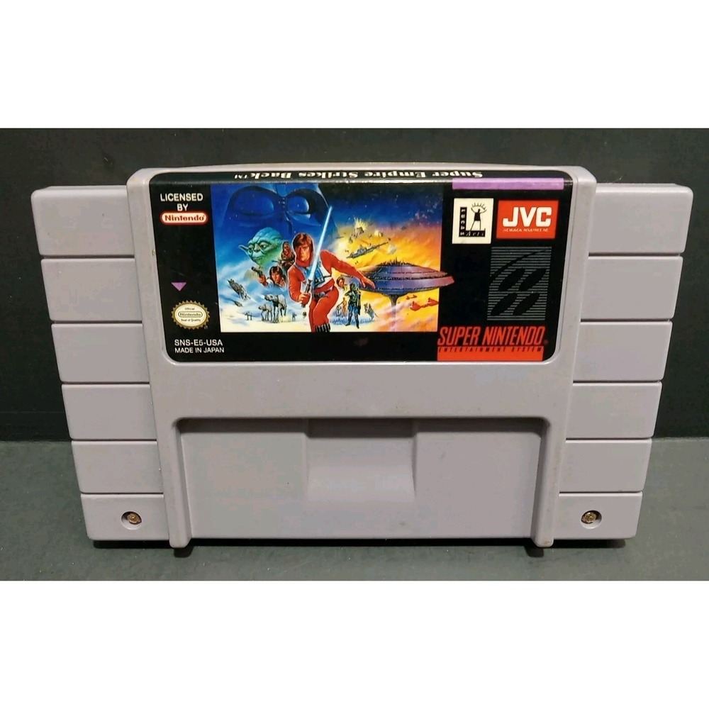 Star Wars: Super Empire Strikes Back (SNES, 1993) Authentic Cart Only
